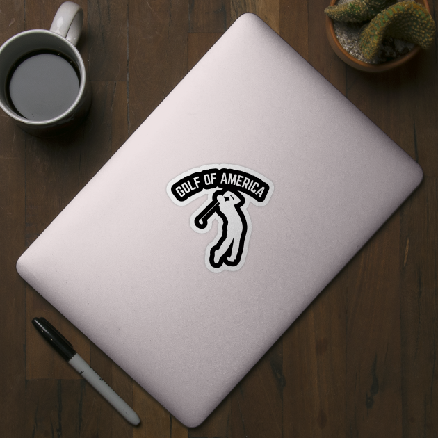 Golf Of America by Creatifly Graphic Tees